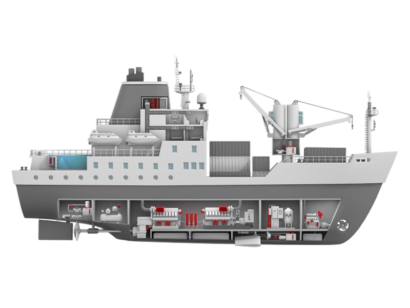 Filtros para barcos e navios